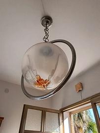 Lampada in vetro di Murano di Mazzega