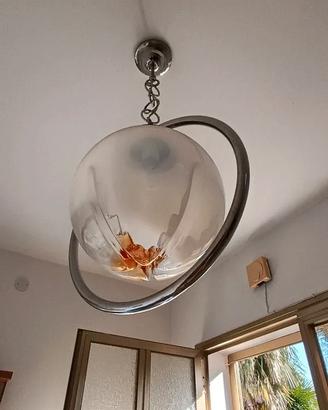 Lampada in vetro di Murano di Mazzega