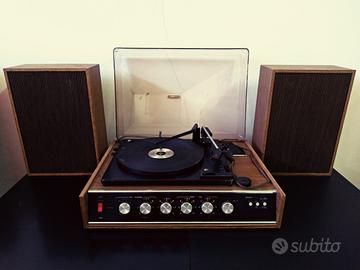 Giradischi originale Stereorama con casse legno