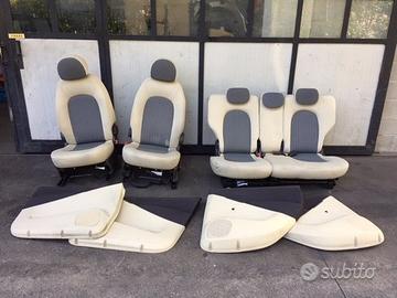 Sedili Lancia Musa 2005 bianco panna/grigio chiaro