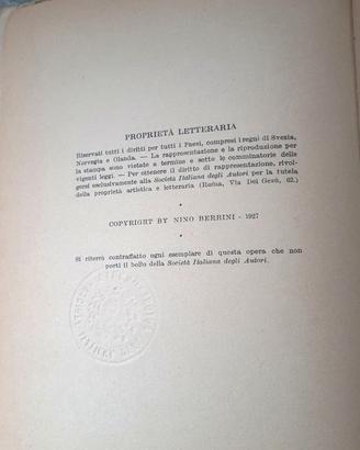 libro antico 1927 tutta la vita in quindici giorni