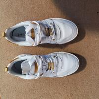 scarpe sneakers Lacoste bianco/oro n. 39