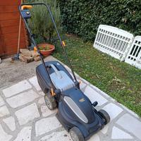 Tagliaerba e ombrellone