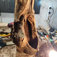 lampade artigianali in legno