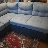 Divano 3 posti con penisola – letto matrimoniale 