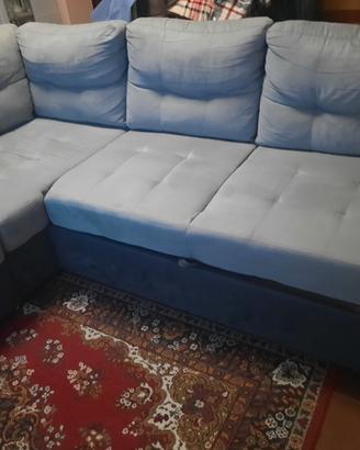 Divano 3 posti con penisola – letto matrimoniale 