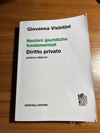 Nozioni giuridiche fondamentali - Diritto privato