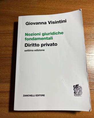 Nozioni giuridiche fondamentali - Diritto privato