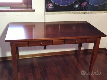 tavolo e tavolino antico in legno massello