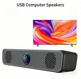1 pz altoparlanti per computer RGB e altri audio