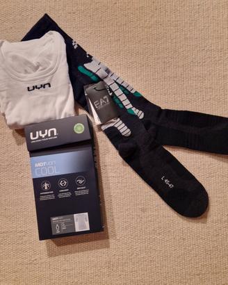 Completo sci: Calzini da sci e maglietta termica 