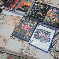 PS2 slim con vari giochi e cavi  originali Sony