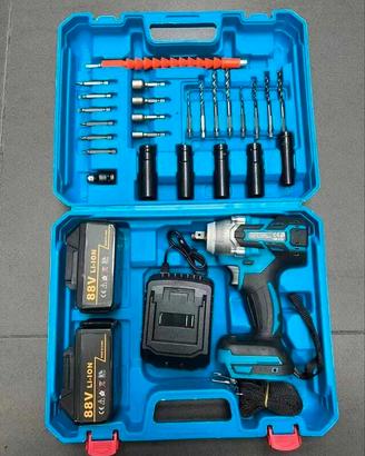 Avvitatore a impulsi con 2 batterie 88V