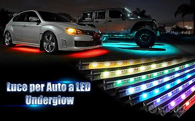 Led Sottoscocca , luce auto tuning RGB impemeabile