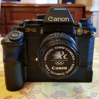 Canon New F-1 AE Finder 1984 Olympic Games Edition
