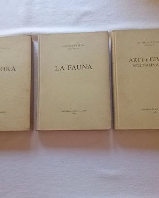 Tre volumi della collana CONOSCI L'ITALIA