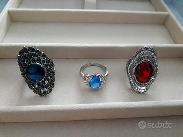 set 3 anelli misure 16/56