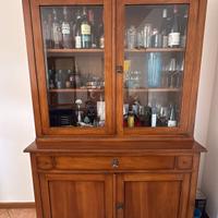 Vetrinetta legno massiccio in arte povera 