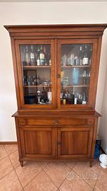 Vetrinetta legno massiccio in arte povera 