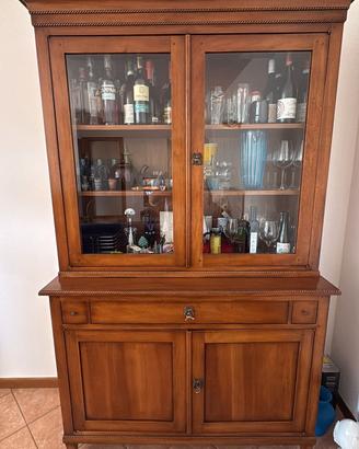 Vetrinetta legno massiccio in arte povera 
