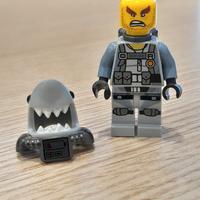 lego minifigure esercito squali bianchi