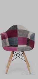 Poltrona Tessuto Patchwork