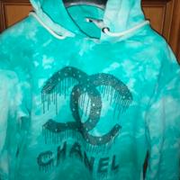 Chanel felpa donna con cappuccio 