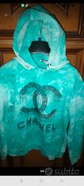 Chanel felpa donna con cappuccio 