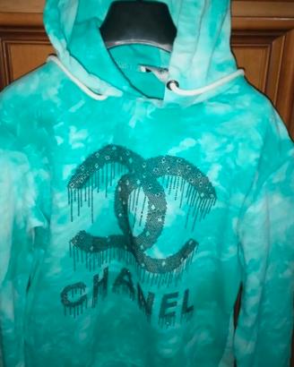 Chanel felpa donna con cappuccio 