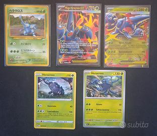 Lotto carte Pokémon Heracross Pokémon