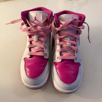Scarpe Air jordan 1 mid fucsia bambina