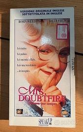 Mrs. Doubtfire. Mammo per sempre. Inglese. VHS