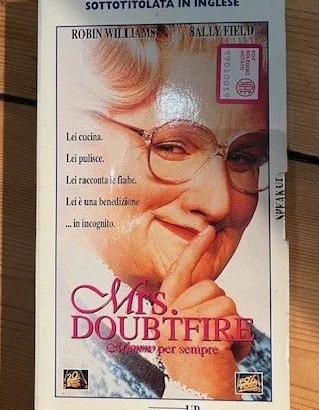 Mrs. Doubtfire. Mammo per sempre. Inglese. VHS