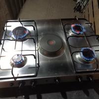 piano cottura acciaio inox 70x50 con.piastra 