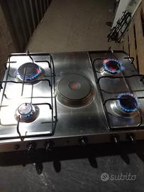 piano cottura acciaio inox 70x50 con.piastra 