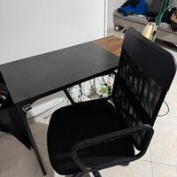 Scrivania + sedia ufficio