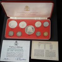 ARGENTO divisionale BAHAMAS FDC PROOF bella _LEGGI
