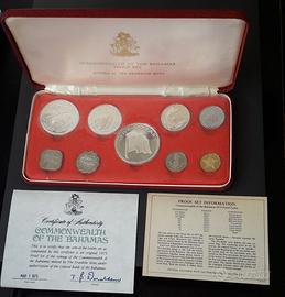 ARGENTO divisionale BAHAMAS FDC PROOF bella _LEGGI