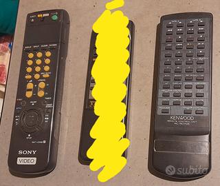 LOTTO 2 Telecomandi SONY e KENWOOD (NON TESTATI