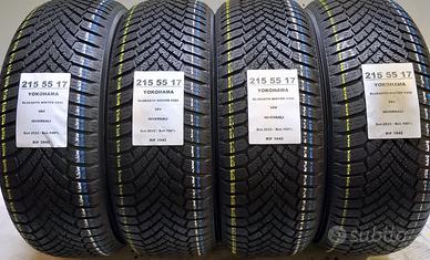 4 GOMME 215 55 17 YOKOHAMA 100% INV RIF3942