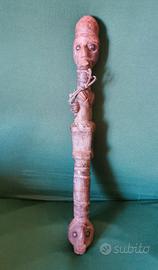 antico scettro cerimoniale africano