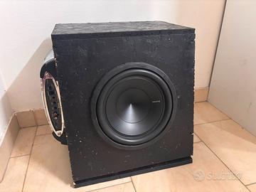 Subwoofer Hertz + Amplificatore Boss Chaos + Box