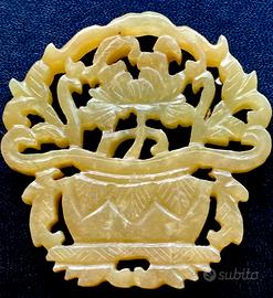 Giada Ciondolo amuleto gioiello certificato