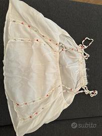 Top bianco zara donna