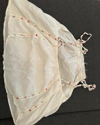 Top bianco zara donna