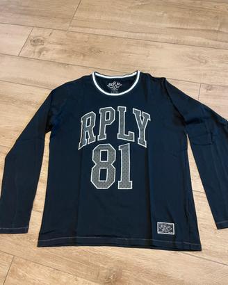 Maglietta a maniche lunghe Replay uomo, taglia M