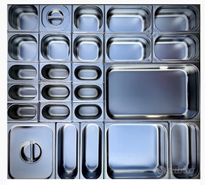 Contenitori professionali in acciaio Gastronorm