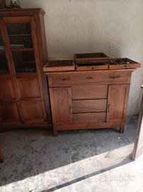 cassettone stile 900 in noce