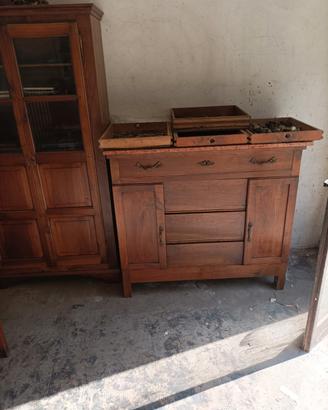 cassettone stile 900 in noce