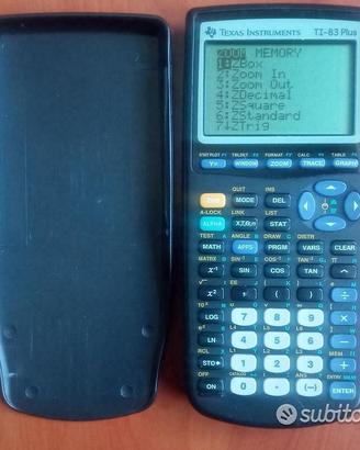 Calcolatrice grafica Texas Ins. TI-83 PLUS+manuale